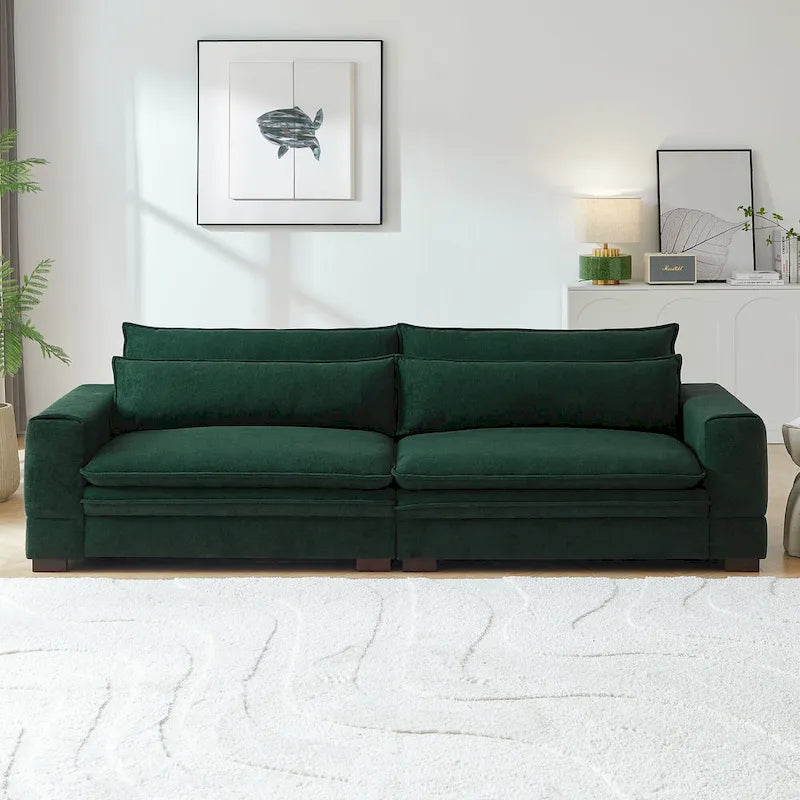 Canapé Mid-Century, canapé moderne rembourré pour salon, chambre, appartement, bureau à domicile