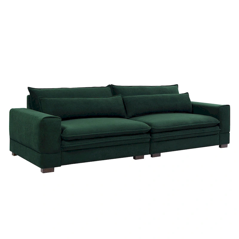 Canapé Mid-Century, canapé moderne rembourré pour salon, chambre, appartement, bureau à domicile