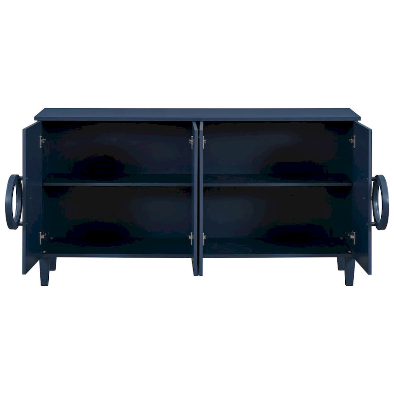 Console 59 4 portes avec poignées rondes