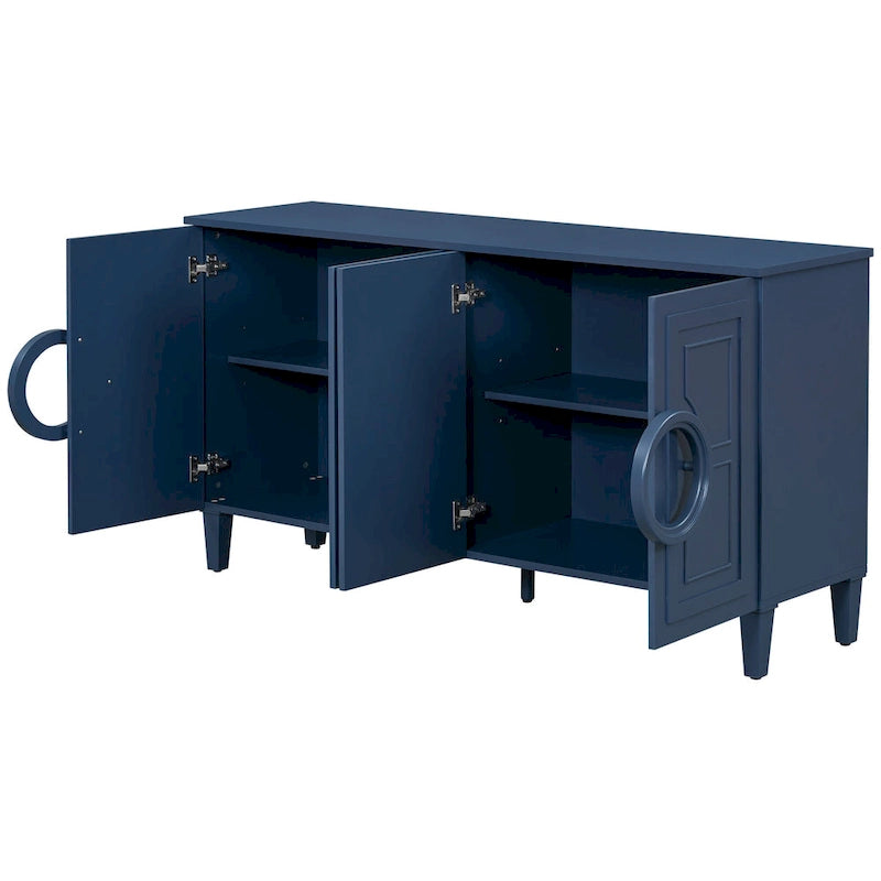 Console 59 4 portes avec poignées rondes