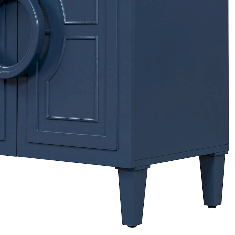 Console 59 4 portes avec poignées rondes