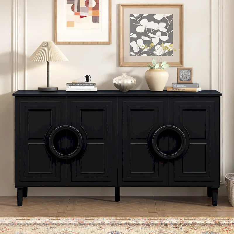 Console 59 4 portes avec poignées rondes