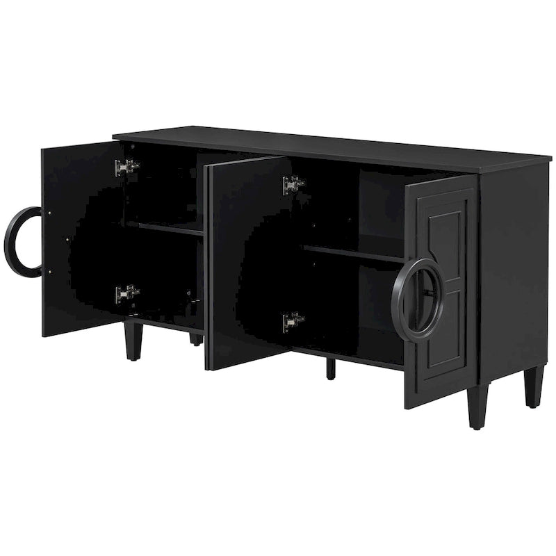 Console 59 4 portes avec poignées rondes