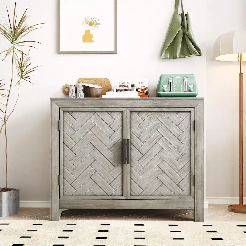 Table console avec 2 étagères
