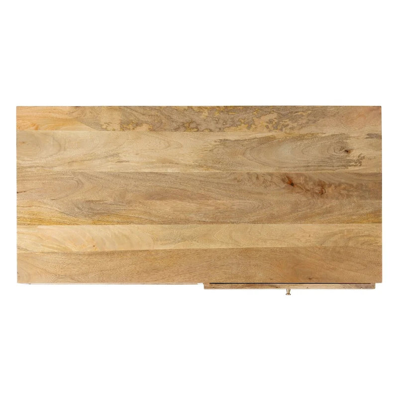Table basse de salon à 1 tiroir et 1 étagère - 43L x 22P x 16H