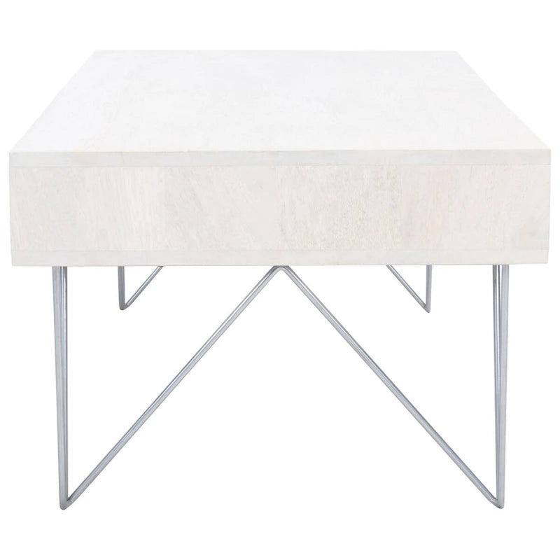 Table basse de salon à 1 tiroir et 1 étagère - 43L x 22P x 16H