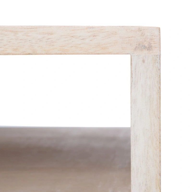 Table basse de salon à 1 tiroir et 1 étagère - 43L x 22P x 16H