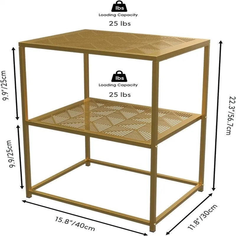 Étagère métallique autoportante - 11,8P x 15,8L x 22,1H