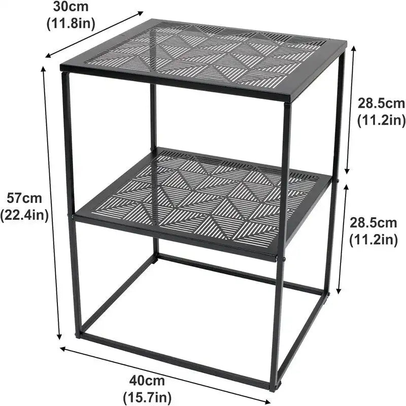 Étagère métallique autoportante - 11,8P x 15,8L x 22,1H