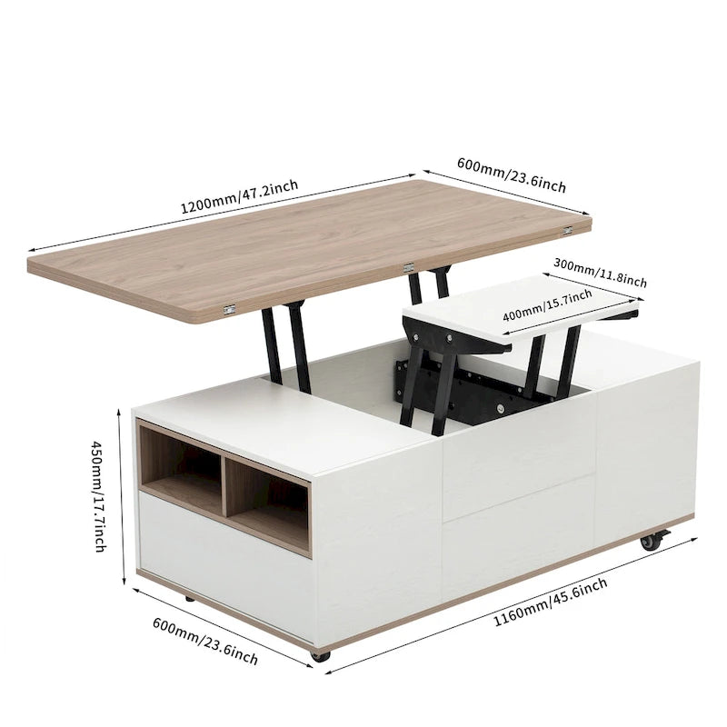 Table basse relevable
