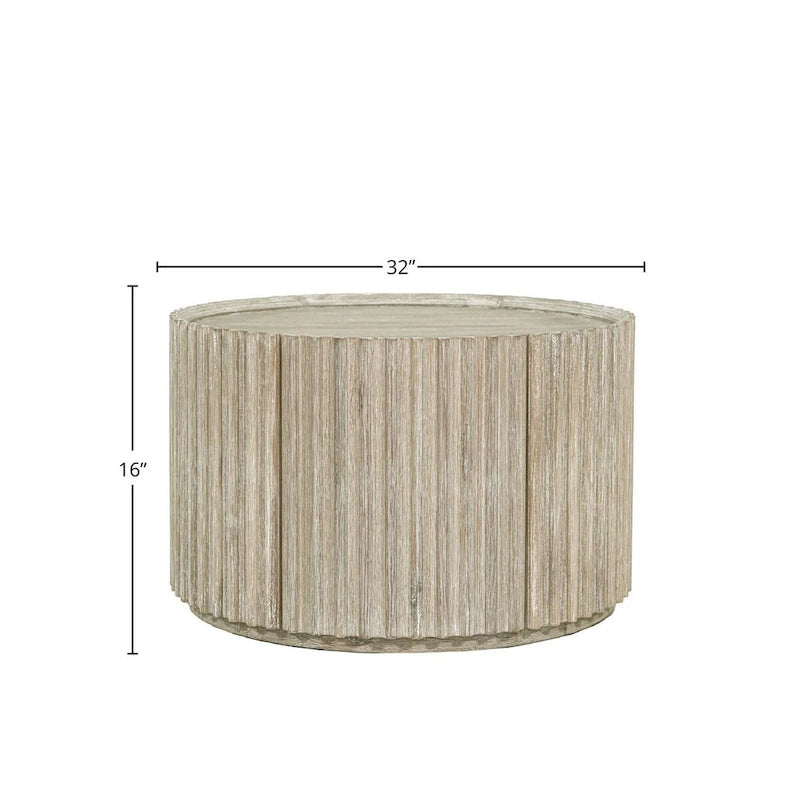 Table basse ronde Acacia