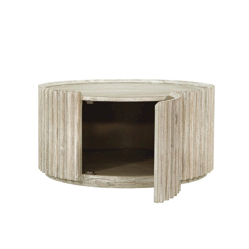 Table basse ronde Acacia