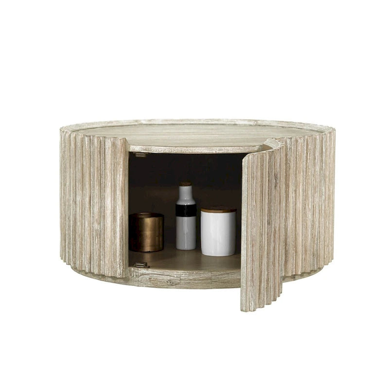 Table basse ronde Acacia