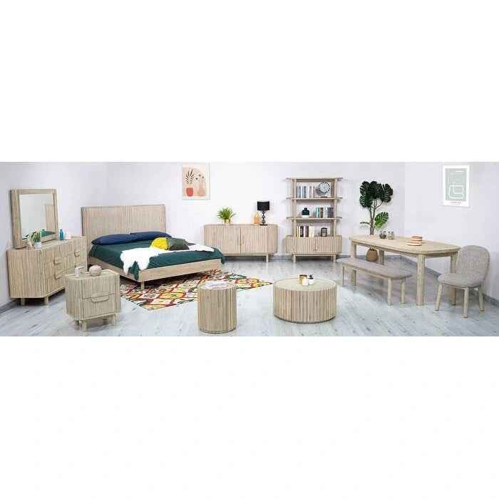 Table basse ronde Acacia