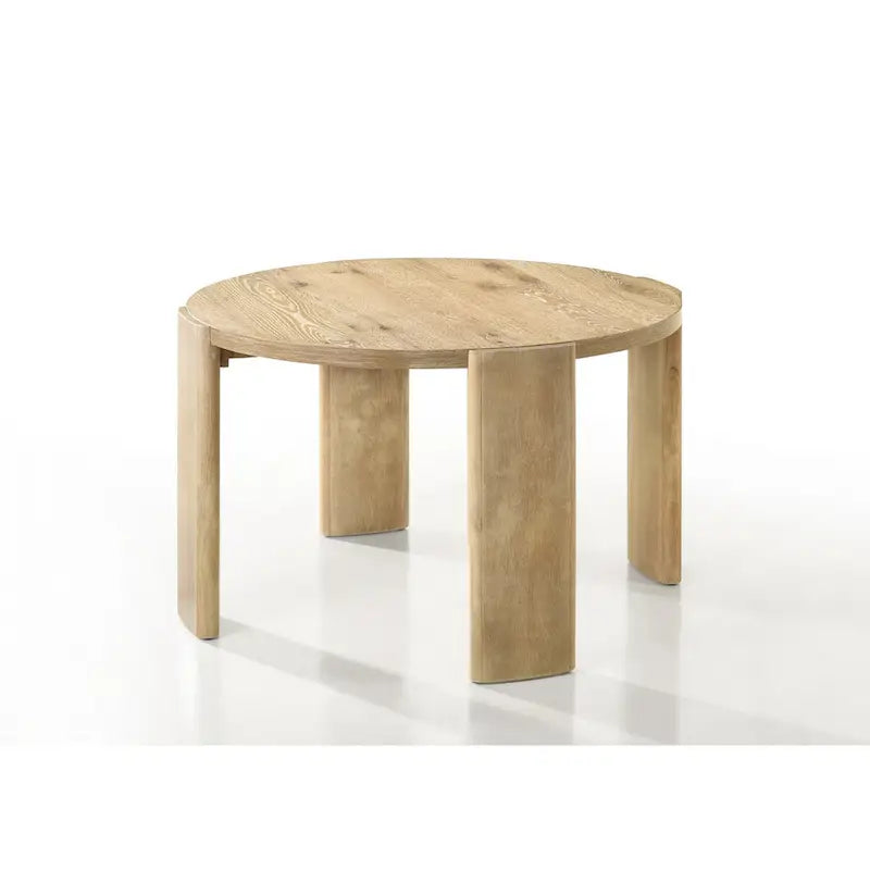 Table de salle à manger ronde de 119 cm au fini chêne