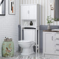 Meuble de rangement WC - 9,37P x 23,62L x 62,2H